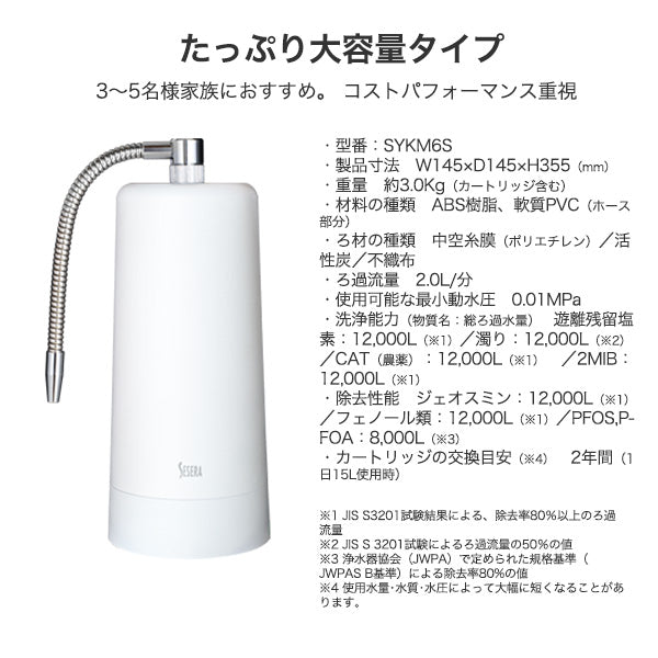 防災用浄水器 SESERA