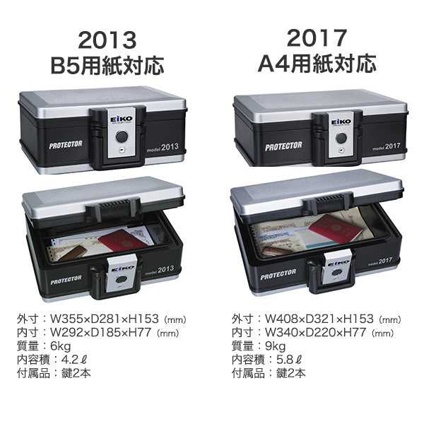 防水・防火持ち運び金庫